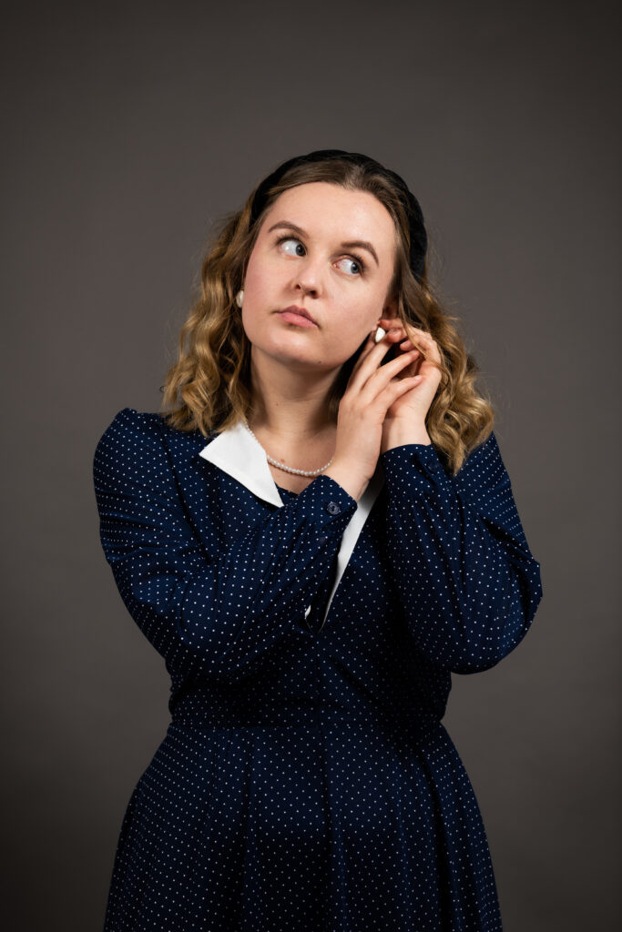 Dziewczyna retro vintage