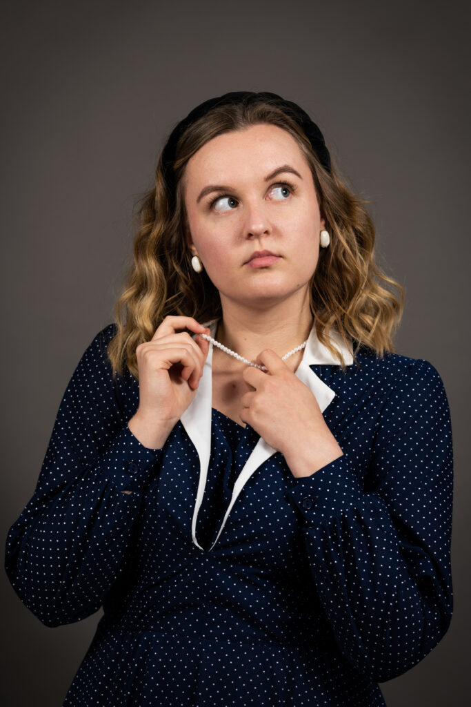 Dziewczyna retro vintage